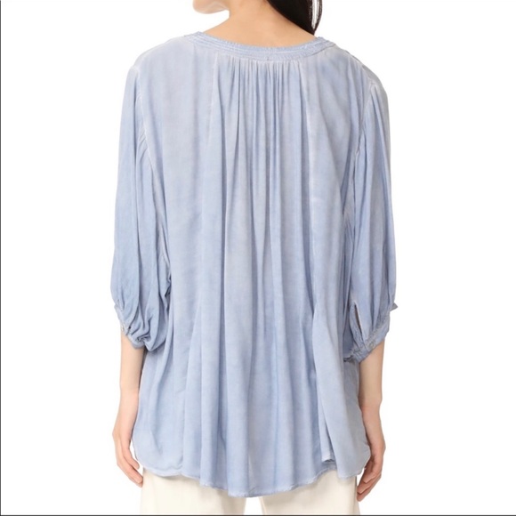 Free People Catch Me If You Can Flowy Top Blouse XS - Picture 7 of 16
